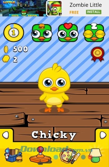 Giao diện game My Chicken