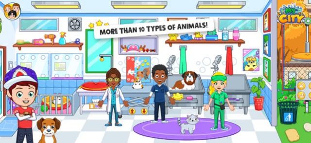 Chơi game ở nhiều địa điểm với nhiều động vật khác nhau