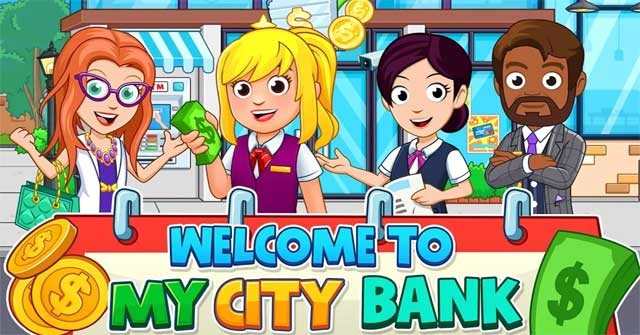 Khám phá các hoạt động trong một ngân hàng với game My City: Bank cho Android
