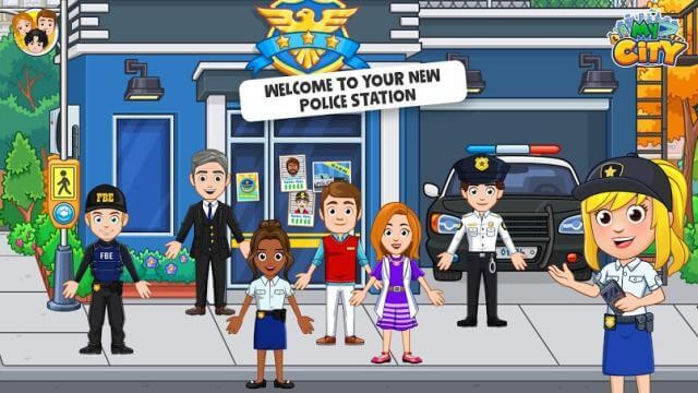 Ghé thăm nhiều địa điểm mới trong game My City : Cops and Robbers