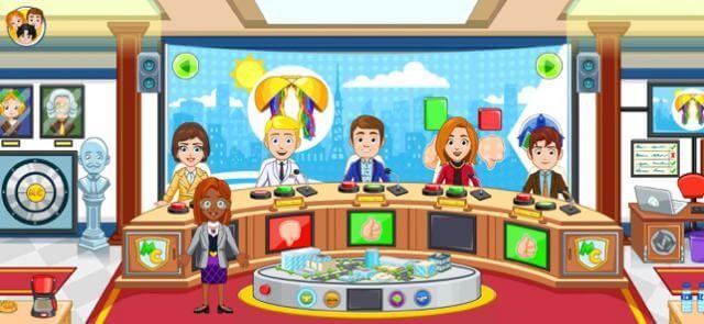 Bé khám phá ngày bầu cử trong thành phố với game My City : Election day