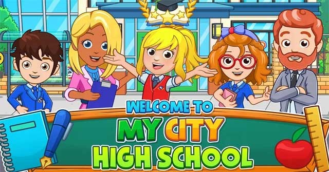 Khám phá cuộc sống học tập trong trường trung học của game My City: High School cho Android