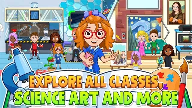 Sáng tạo ra những câu chuyện của riêng mình trong các lớp học của My City: High School for Android