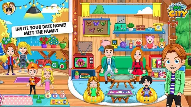 Mời bạn hẹn đến gặp gia đình bé