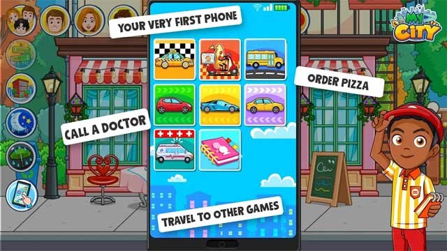 Rất nhiều mini game vui nhộn đang chờ bé khám phá trong My City: Love Story