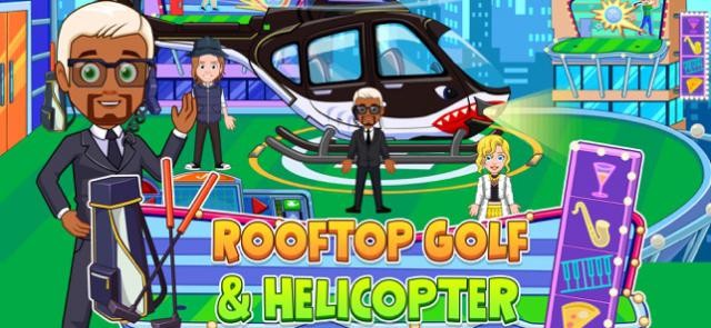 Chơi golf và di chuyển bằng trực thăng như những người giàu