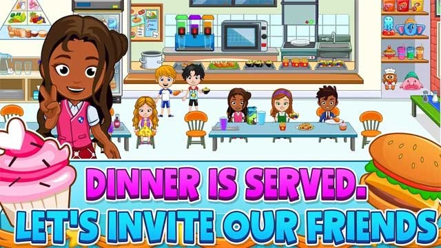 Bữa tối đã sẵn sàng rồi, hãy mời những người bạn của bé đến thưởng thức thôi nào