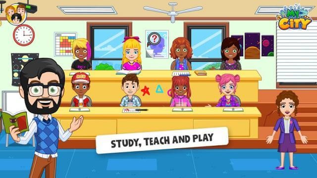 Học tập, giảng dạy và vui chơi trong trường đại học tương tác My City : University