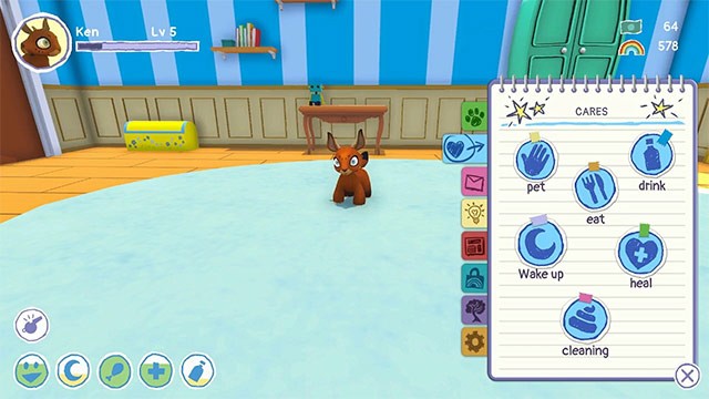 Chăm sóc thú cưng mỗi ngày, dạy chúng các cử chỉ và chơi đùa cùng nhau để cải thiện mối quan hệ