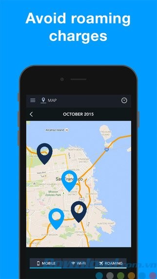 Tránh phí roaming