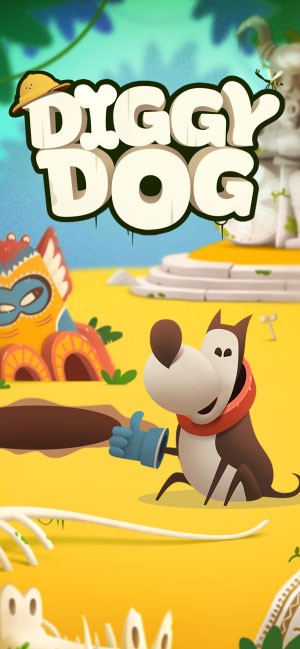 Tham gia cuộc phiêu lưu cùng chú chó mê đào bới trong game My Diggy Dog