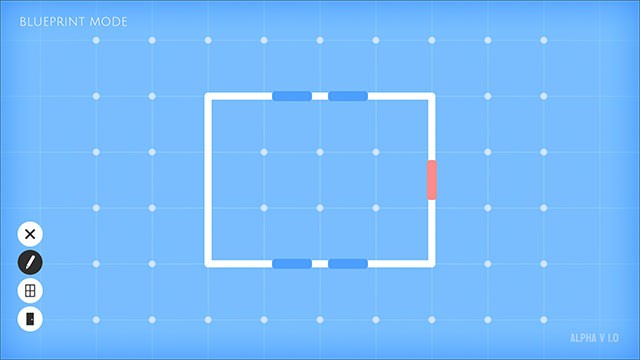 Chế độ Blueprint giúp bạn thiết kế căn phòng riêng tư từ A-Z cực kỳ dễ dàng