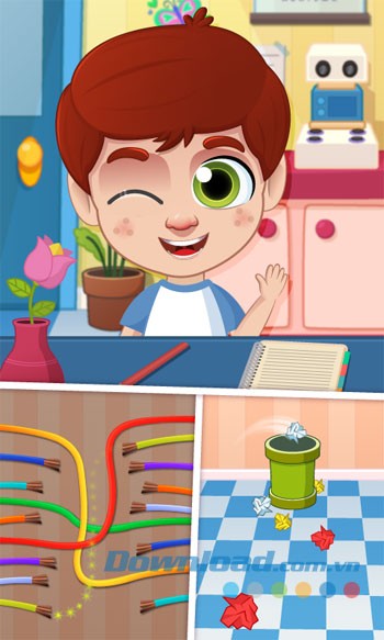 Khám chữa bệnh cho các bé