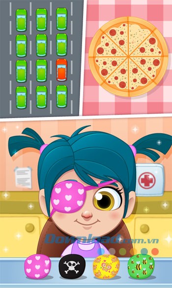 Chọn miếng che mắt cho bé