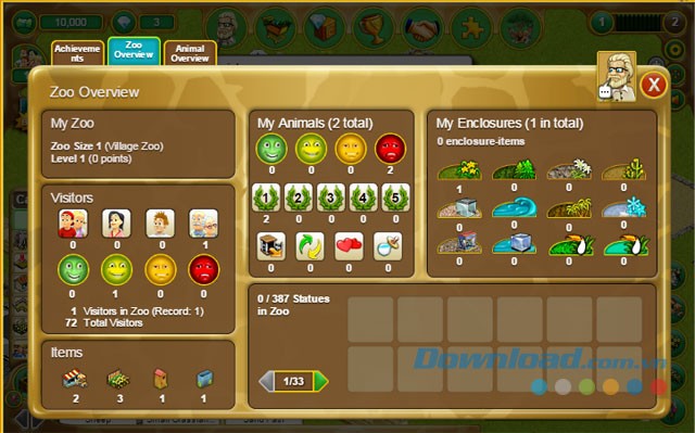 Vườn thú của bạn trong My Free Zoo