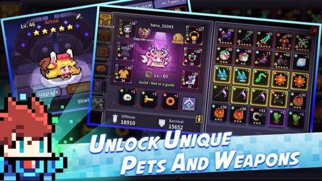 Mở khóa pet và những vũ khí độc đáo