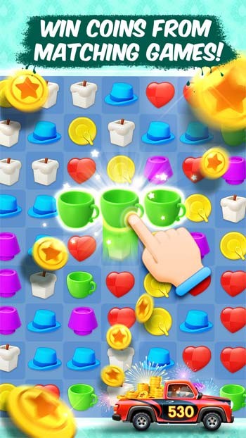 Kiếm tiền mua đồ nội thất từ những level match-3 thách thức