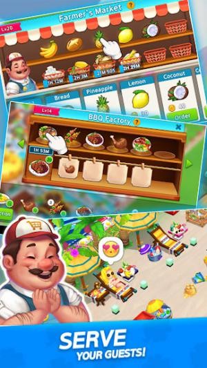 Phục vụ các vị khách ghé thăm khu nghỉ dưỡng