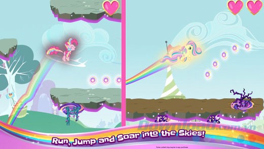 Game chạy bất tận My Little Pony Rainbow Runners