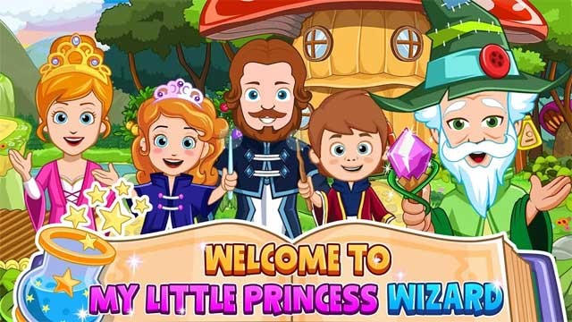 Chào mừng bé đến với vương quốc phù thủy trong game My Little Princess: Wizard cho Android