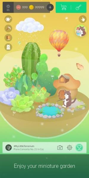 Xây dựng khu vườn nhỏ xinh đẹp của bạn trong game My Little Terrarium
