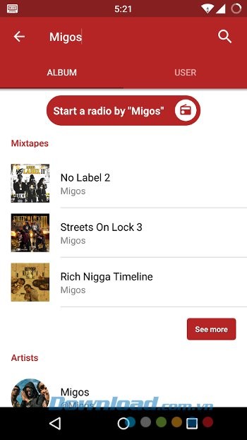 Nghe theo album trên My Mixtapez