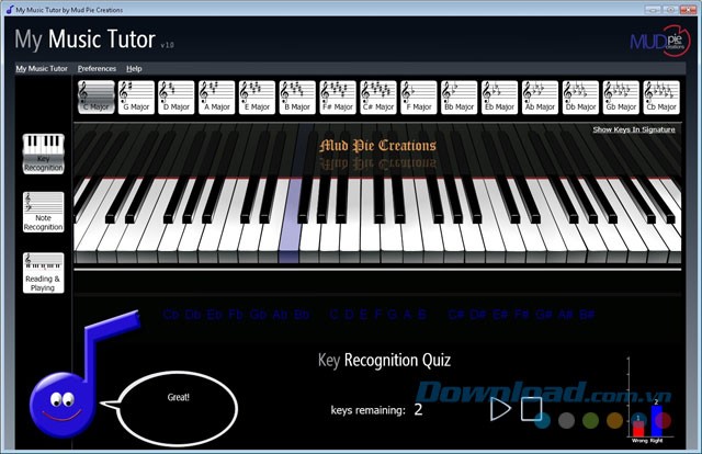 Học đàn piano với My Music Tutor