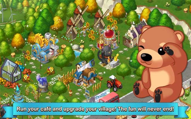 Phát triển quán cà phê và mở rộng ngôi làng của bạn trong My Pet Village