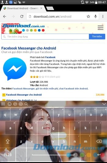 Tùy biến giao diện bàn phím với My Photo Keyboard