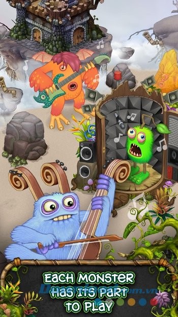 Xây dựng ban nhạc trong game My Singing Monsters