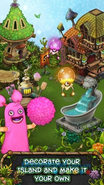Trang trí hòn đảo theo cách của bạn trong game My Singing Monsters