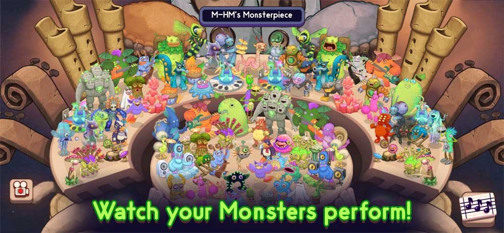 My Singing Monsters Composer cho iOS để bạn xem quái vật trình diễn