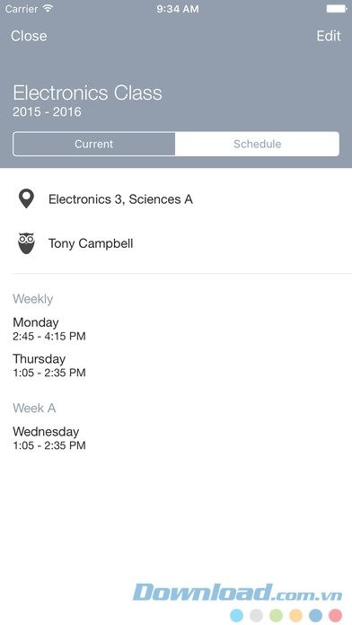 Lớp học điện tử