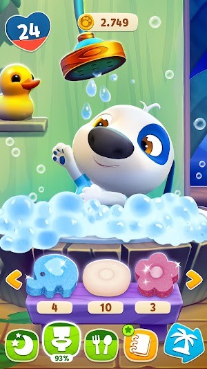 Tận hưởng thời gian tắm vui vẻ