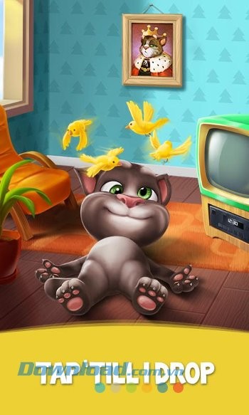 Lối chơi đơn giản của game My Talking Tom