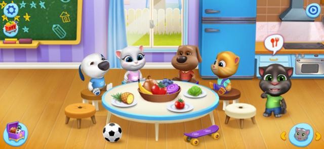 Đến giờ ăn rồi, tất cả Tom, Angela, Hank, Ginger, Ben và Becca cùng ngồi vào bàn thôi!