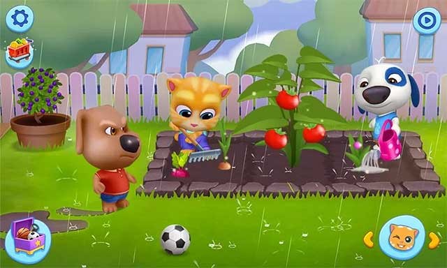 Game bao gồm các con vật dễ thương như Tom, Angela, Hank, Ginger, Ben và Becca