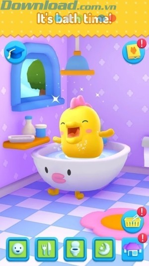 Tắm rửa sạch sẽ