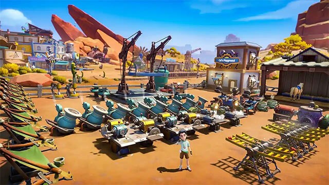 Xây dựng và tạo ra thế giới của riêng bạn trong game thế giới mở My Time at Sandrock