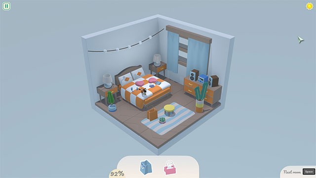 Sắp xếp đồ đạc và trang trí căn phòng nhỏ trong game My Tiny Room