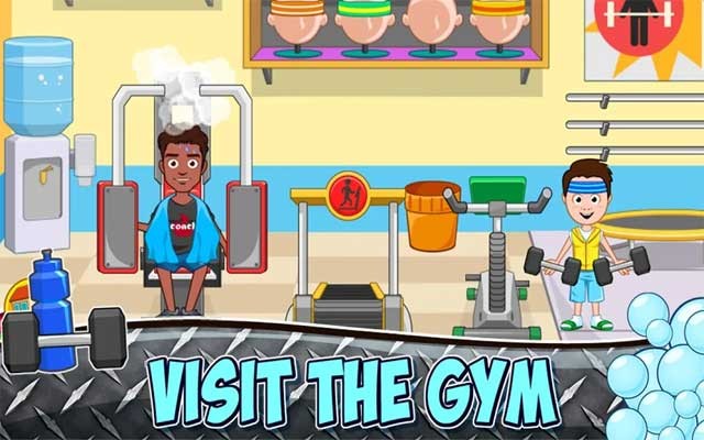 Luyện tập tại phòng gym