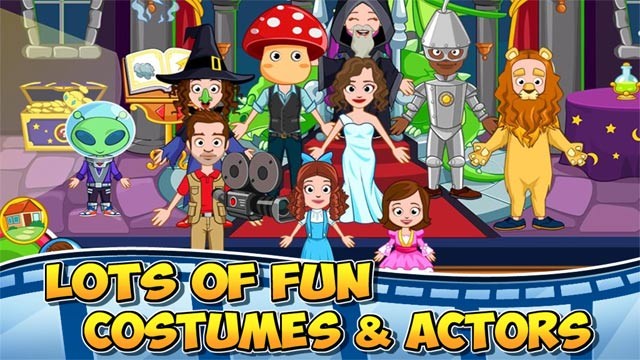 Gặp gỡ nhiều diễn viên và thử các trang phục vui nhộn