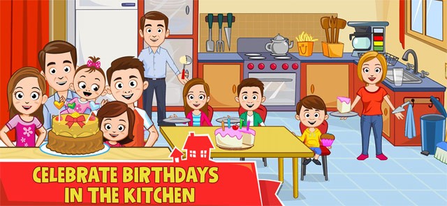 Tổ chức tiệc sinh nhật trong bếp