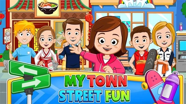 Game bé khám phá đường phố My Town: Street Fun