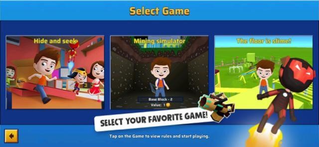 Chọn game bạn thích chơi