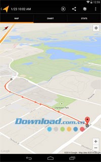 My Tracks for Android