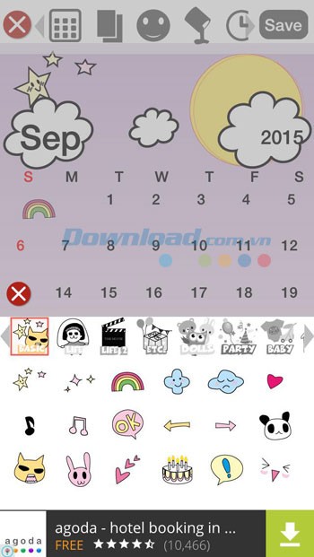 300 sticker siêu cute