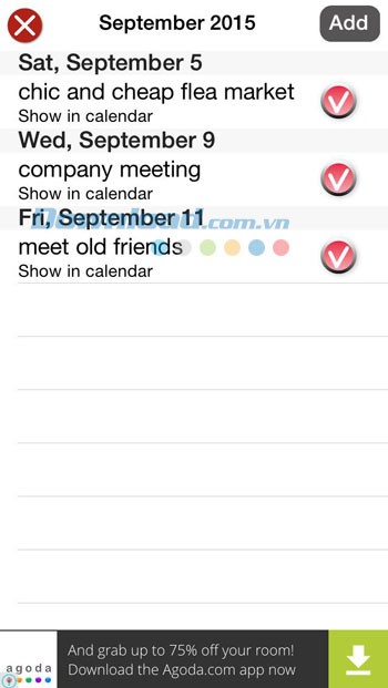 Thêm sự kiện trong tháng