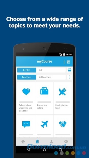 Chủ đề học yêu thích và phục vụ mục tiêu học tập của bạn