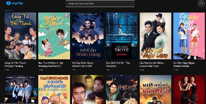 Xem phim trên MyClip